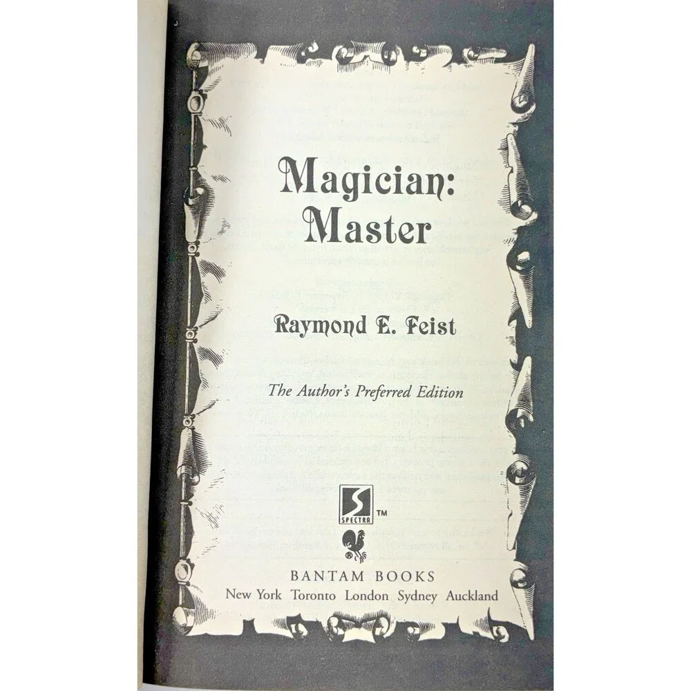 Magician: Master by Raymond E. Feist Vintage 2004 Bantam Paperback Book Unread